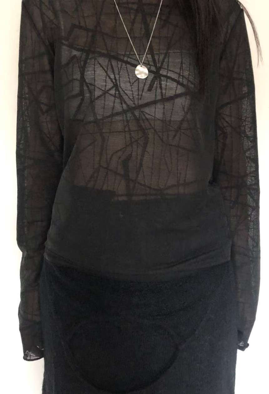 grain tee(black/grey/white) (PRE-ORDER)