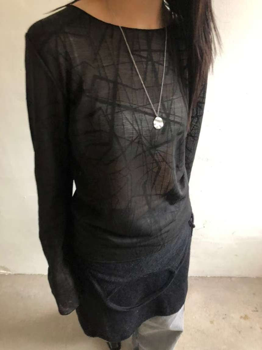 grain tee(black/grey/white) (PRE-ORDER)