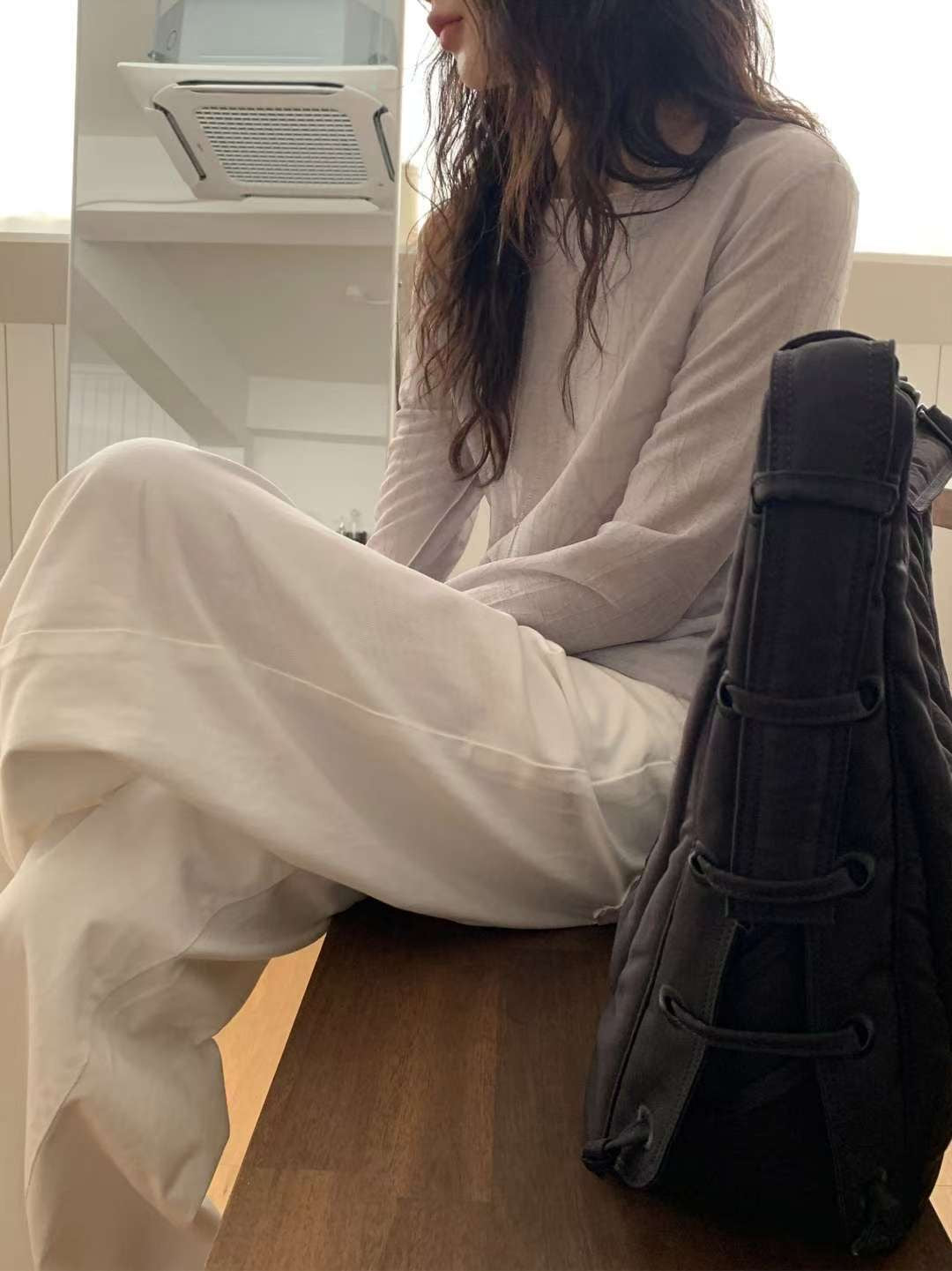 grain tee(black/grey/white) (PRE-ORDER)