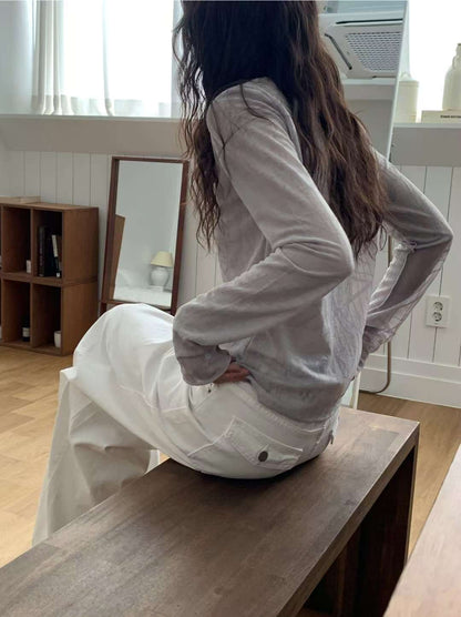 grain tee(black/grey/white) (PRE-ORDER)