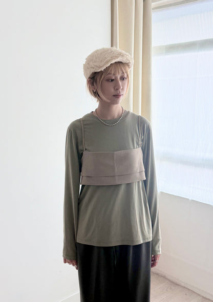 summer sale-essential basic tee(white/pink/green)現貨*