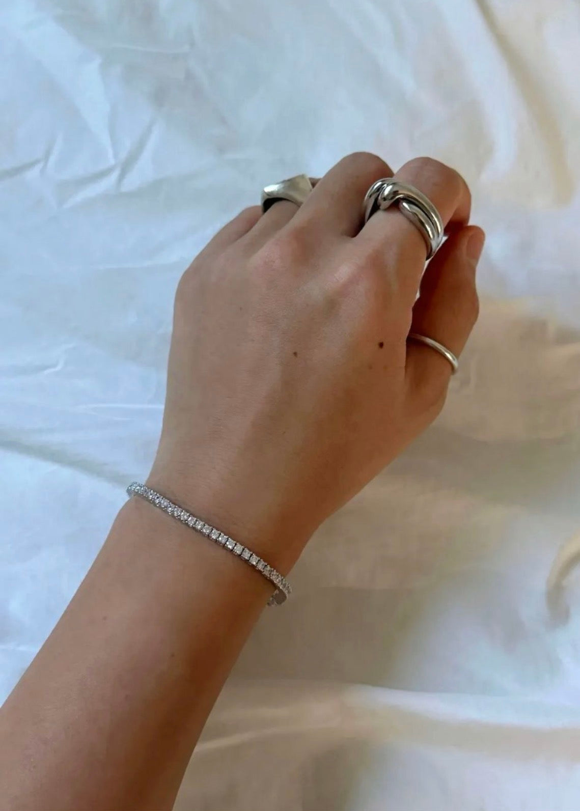 （韓國代購）LLOYD tennis bracelet 2mm (16/17/18cm)