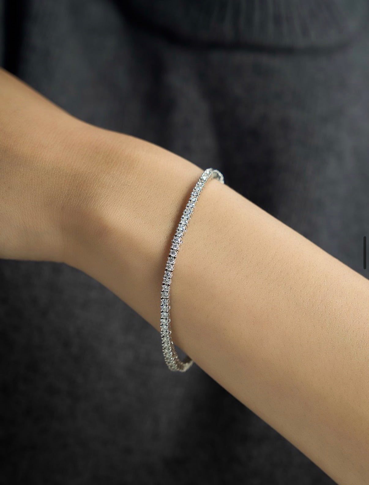 （韓國代購）LLOYD tennis bracelet 2mm (16/17/18cm)