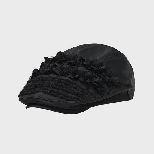 （韓國代購）typeservice ruffled hunting cap(black)