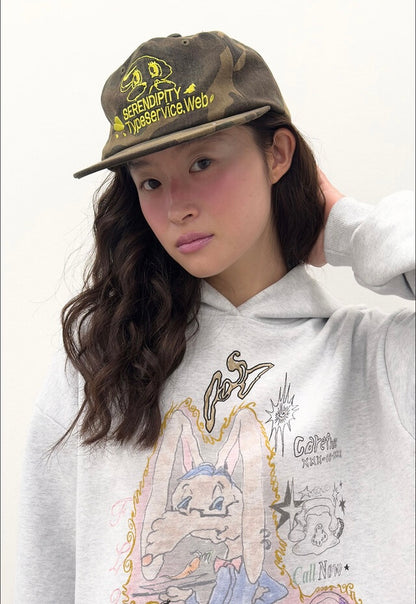（韓國代購）typeservice peep camo cap (khaki/charcoal)