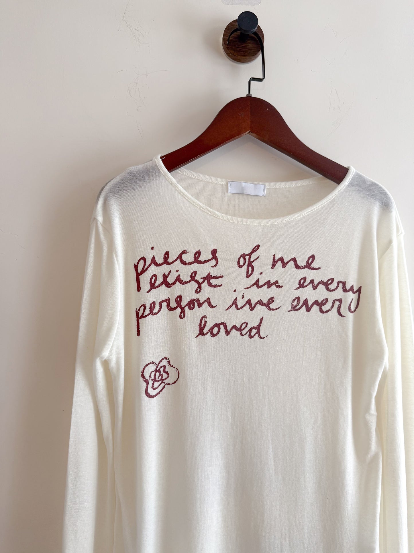 letter tee(ivory/black) (現貨)