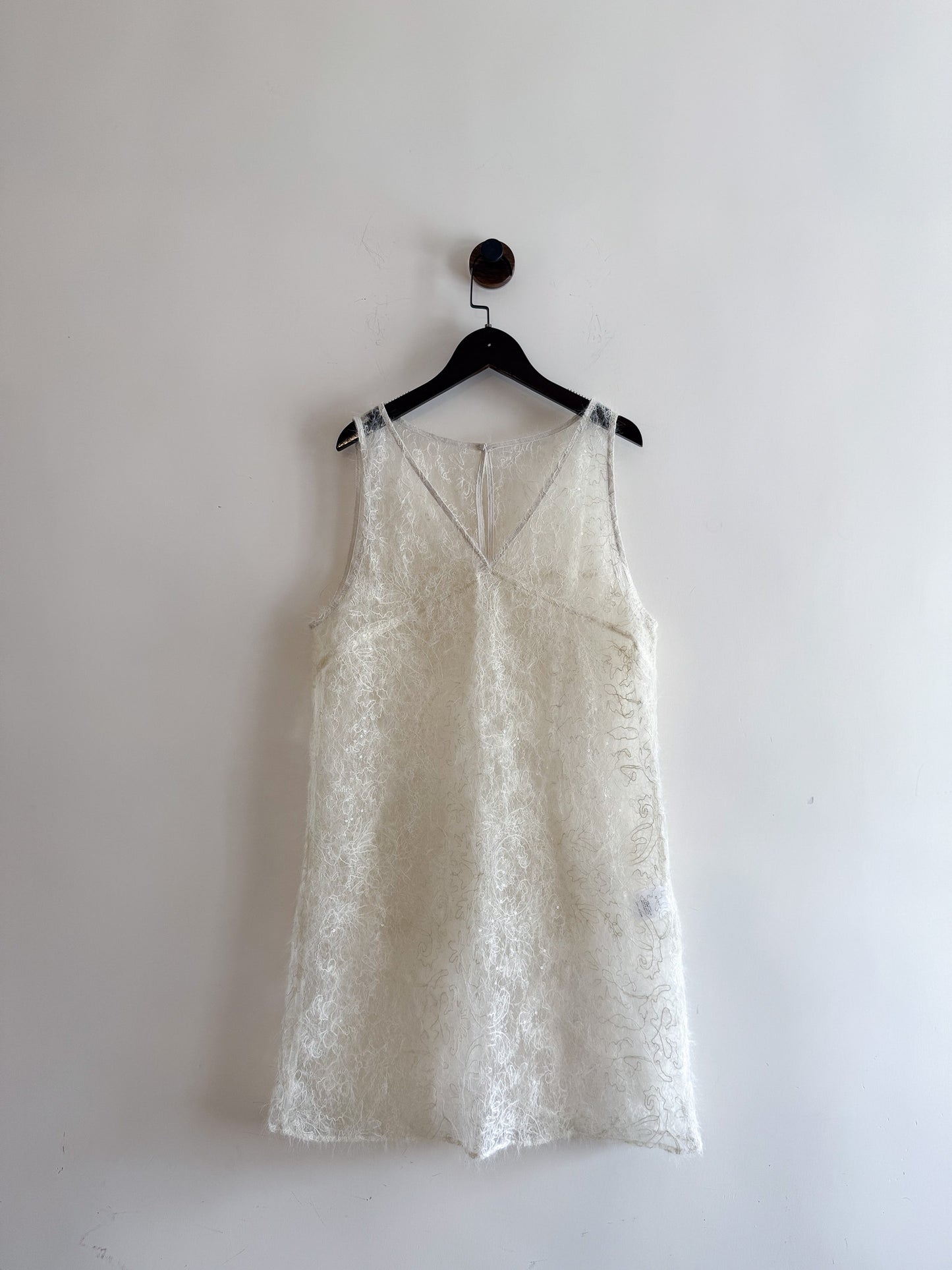 feather vest(ivory/brown) (現貨)