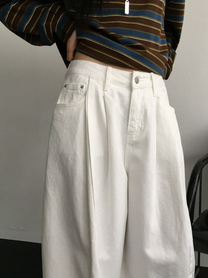 balloon jeans(beige/blue/white)