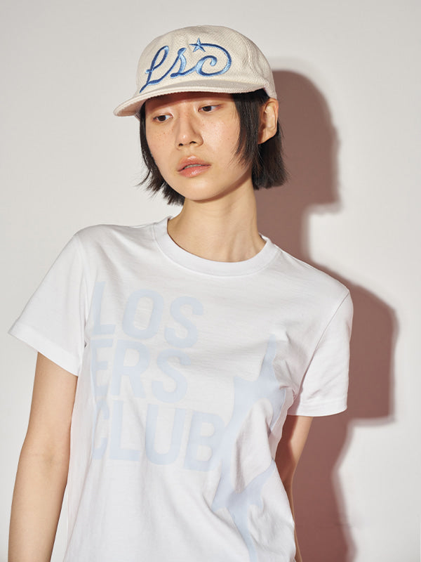 (韓國代購) LOSERSCLUB LSC LOGO TEE WOMAN (WHITE/BLACK/SKY BLUE)