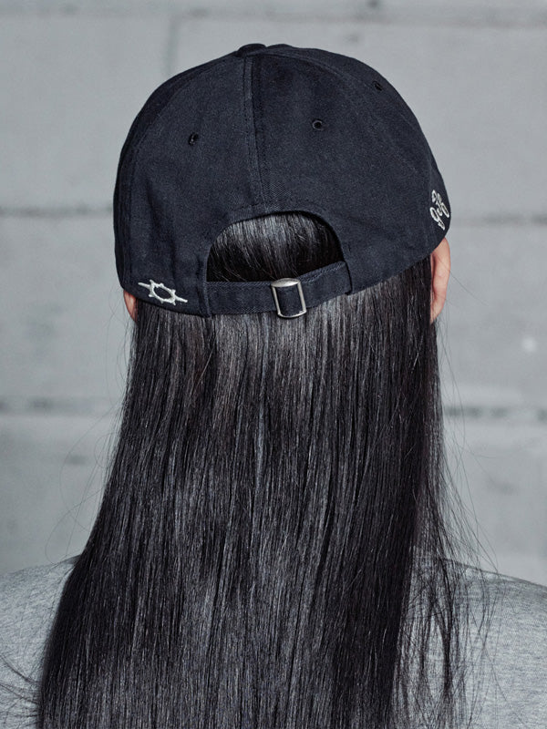 （韓國代購） LSC WASHED STAR LOGO CAP (BLACK/CREAM)