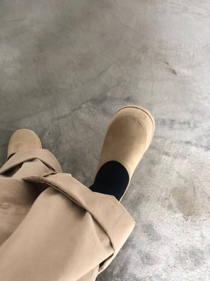 suede slip on shoes (PRE-ORDER)