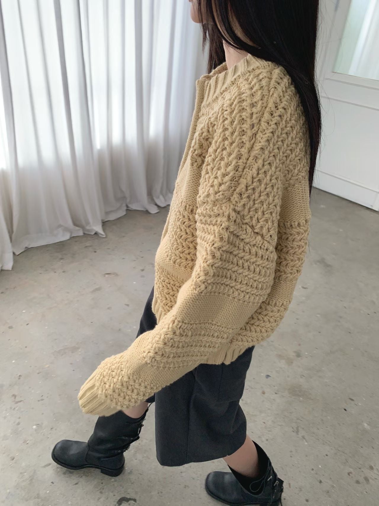 knit jacket (PRE-ORDER)
