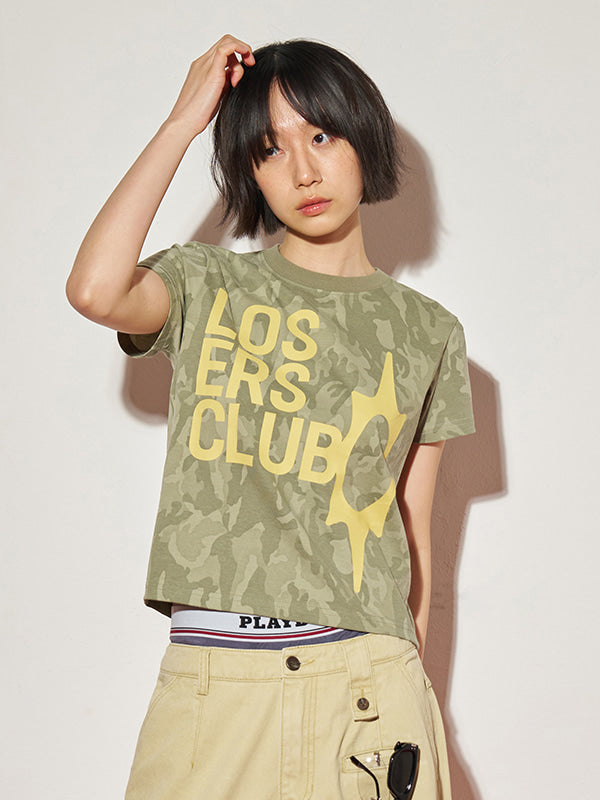 (韓國代購) LOSERSCLUB LSC LOGO TEE WOMAN (CAMO)