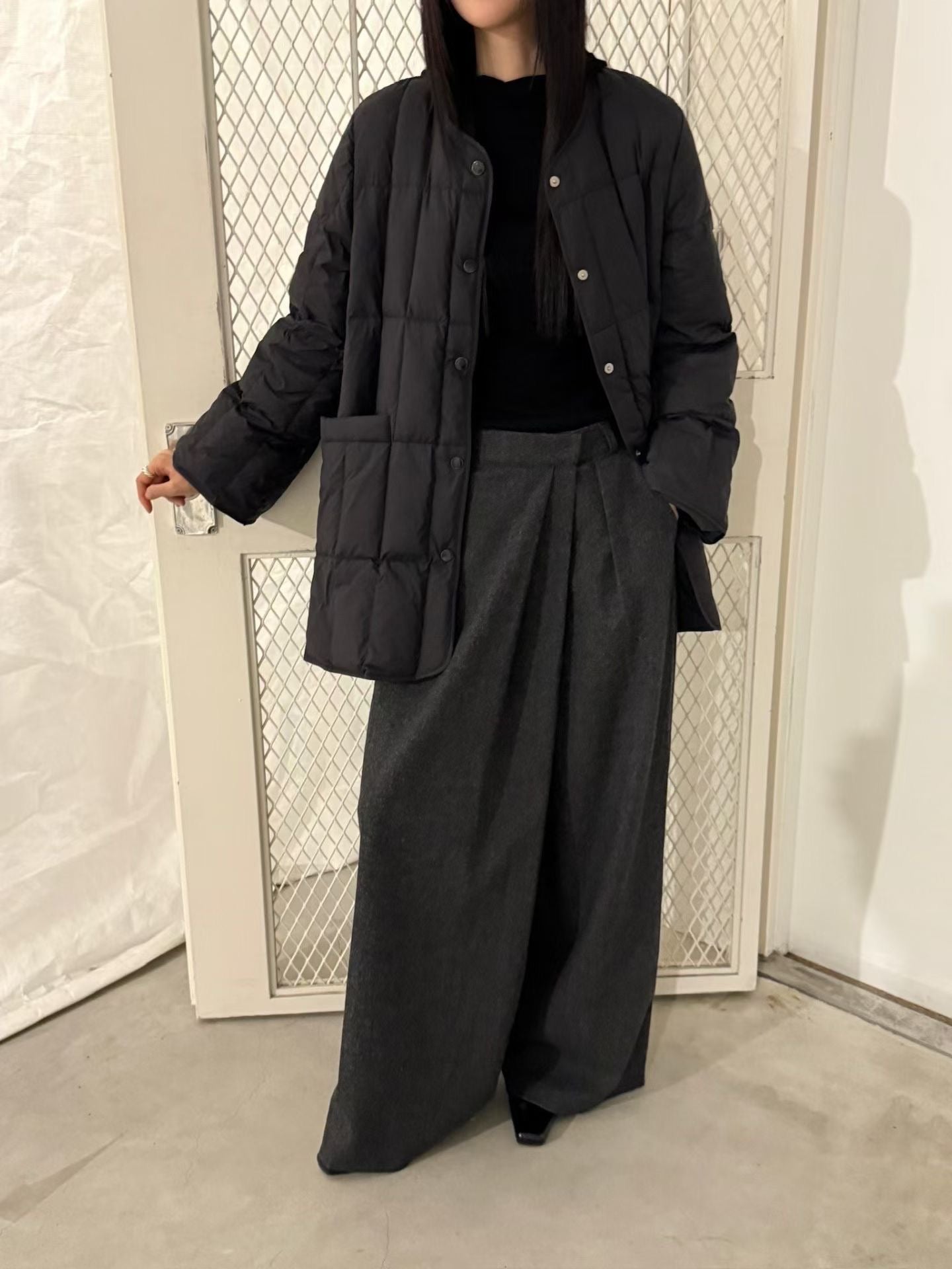 wool wide pants (PRE-ORDER)