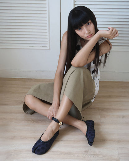 （韓國代購）PAES Mesh Air String Flat (Dot Black) 225-260