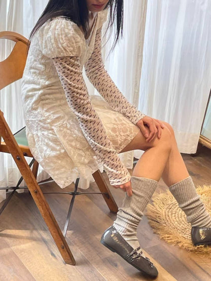 lace dress(ivory)