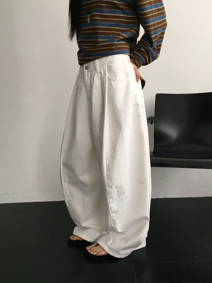 balloon jeans(beige/blue/white)