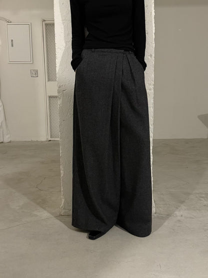 wool wide pants (PRE-ORDER)