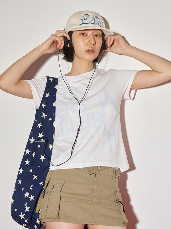(韓國代購) LOSERSCLUB LSC LOGO TEE WOMAN (WHITE/BLACK/SKY BLUE)