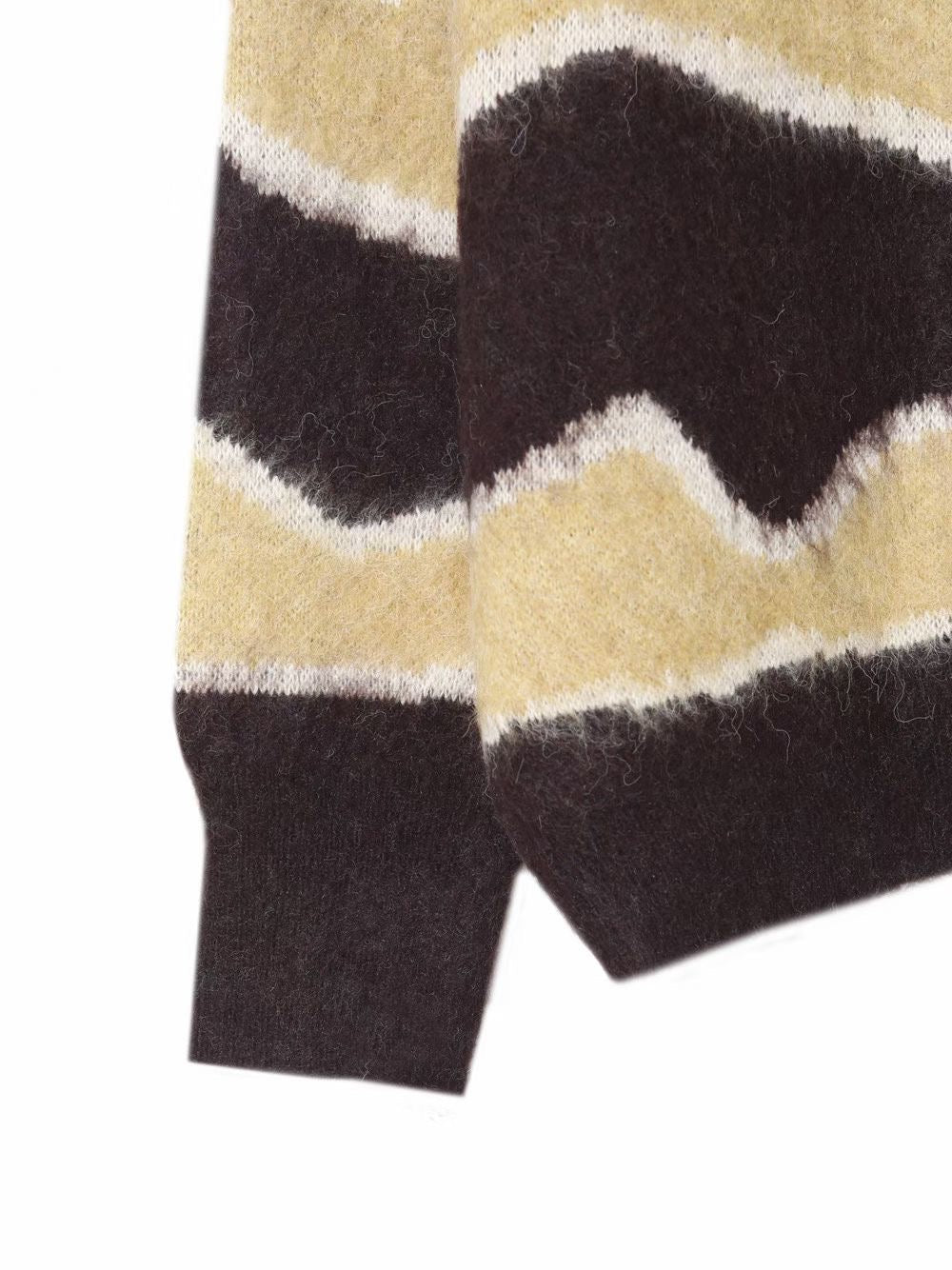 店主推薦！striped zipper (blue/brown)