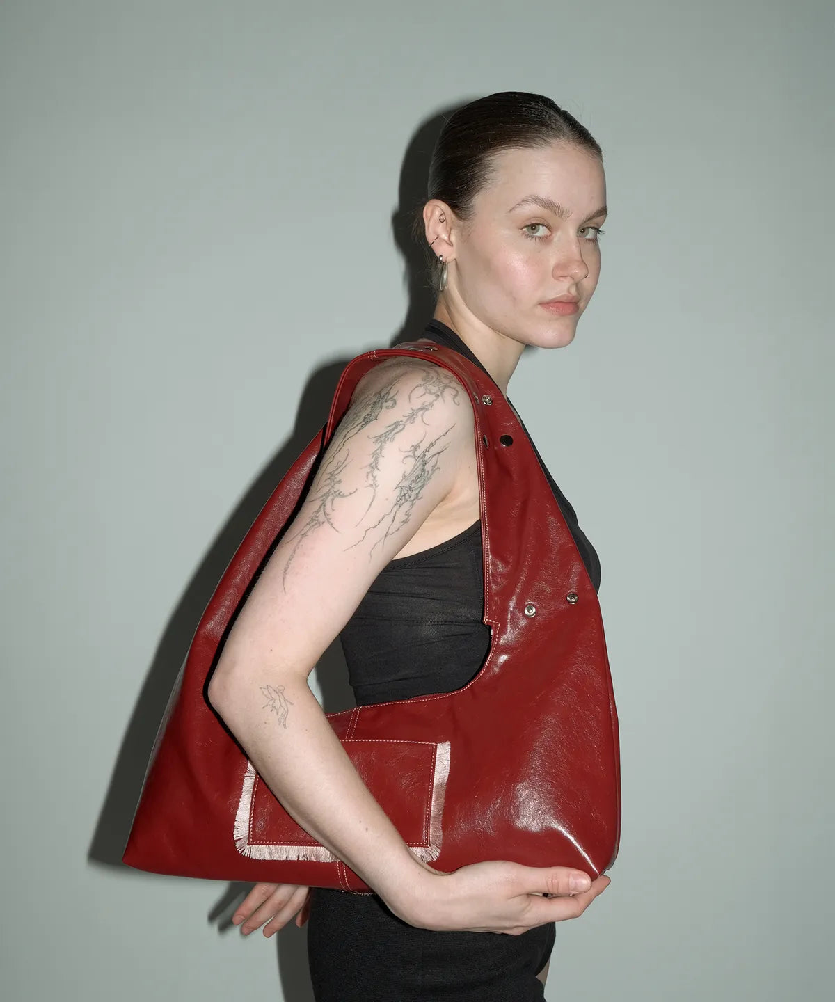 (韓國代購) HIETA TINA BAG（cherry red/black/butter/suede brown/gold/blue/off white）