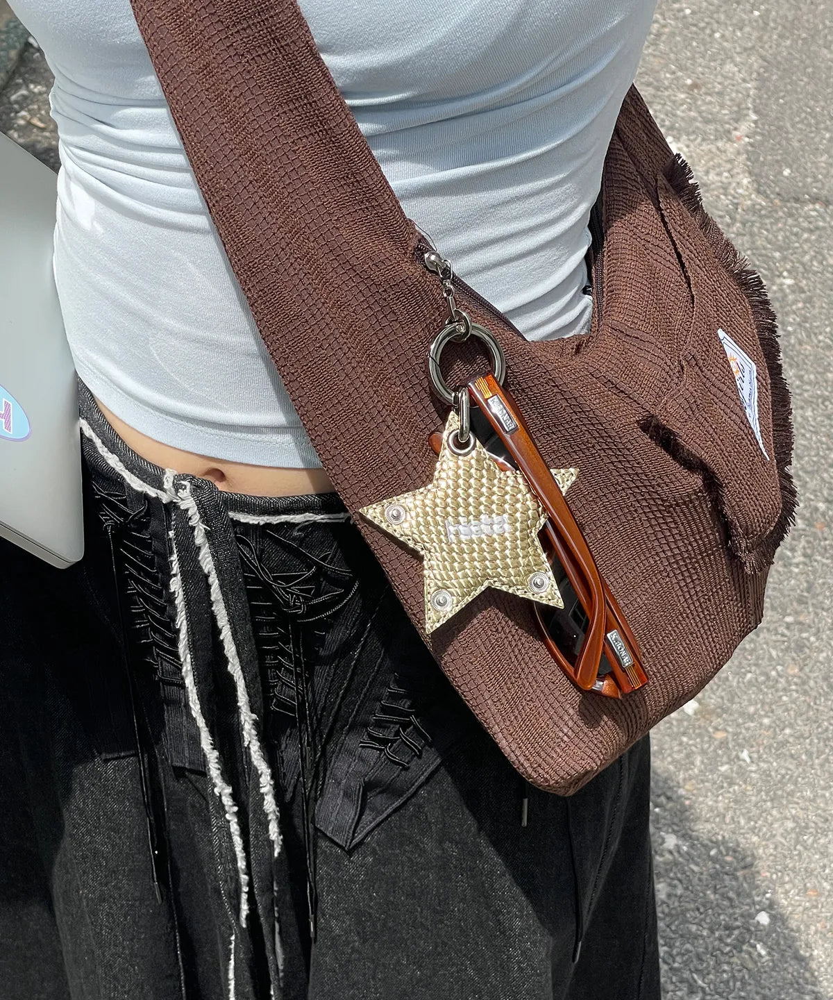 (韓國代購) HIETA tanny keyring(silver/gold/blue leopard/brown dot/dot/zebra)
