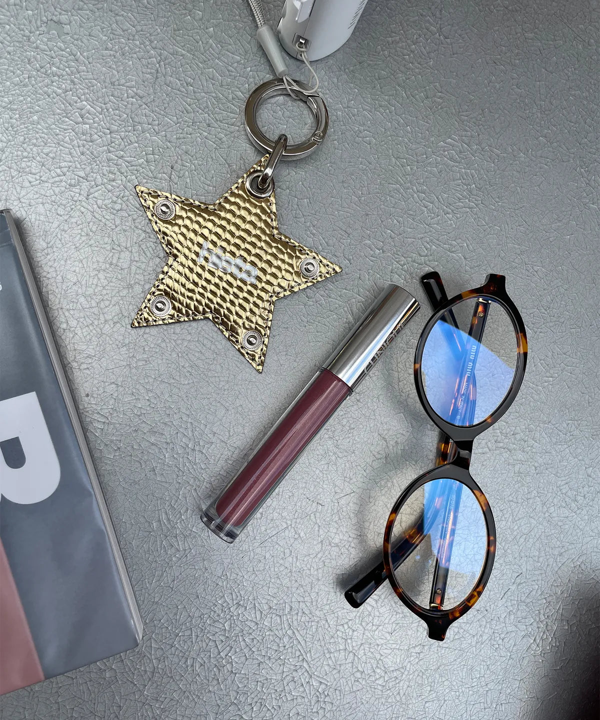 (韓國代購) HIETA tanny keyring(silver/gold/blue leopard/brown dot/dot/zebra)
