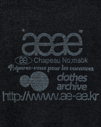 (韓國代購)AEAE WEB LOGO HAIRY KNIT [KHAKI/IVORY/SMOKY BLUE/BLACK/CHARCOAL] <Black Friday~25/11>