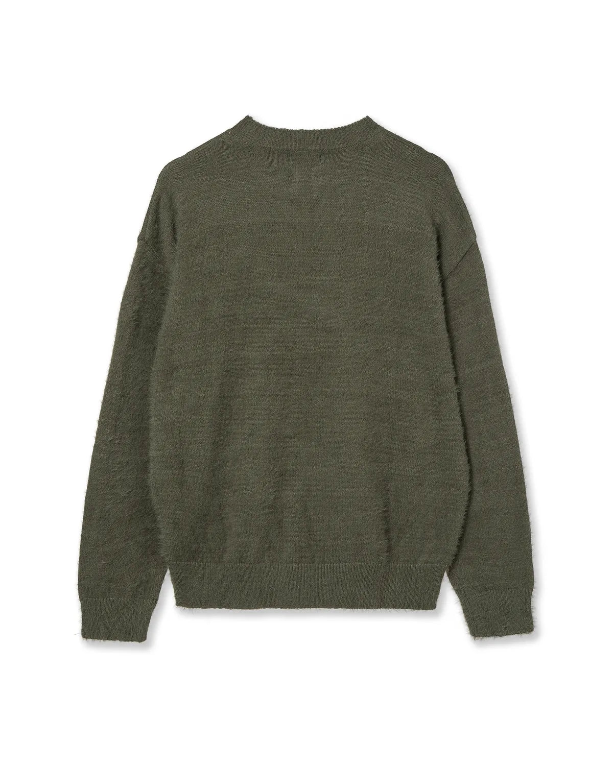 (韓國代購)AEAE WEB LOGO HAIRY KNIT [KHAKI/IVORY/SMOKY BLUE/BLACK/CHARCOAL] <Black Friday~25/11>