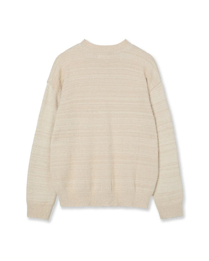 (韓國代購)AEAE WEB LOGO HAIRY KNIT [KHAKI/IVORY/SMOKY BLUE/BLACK/CHARCOAL] <Black Friday~25/11>