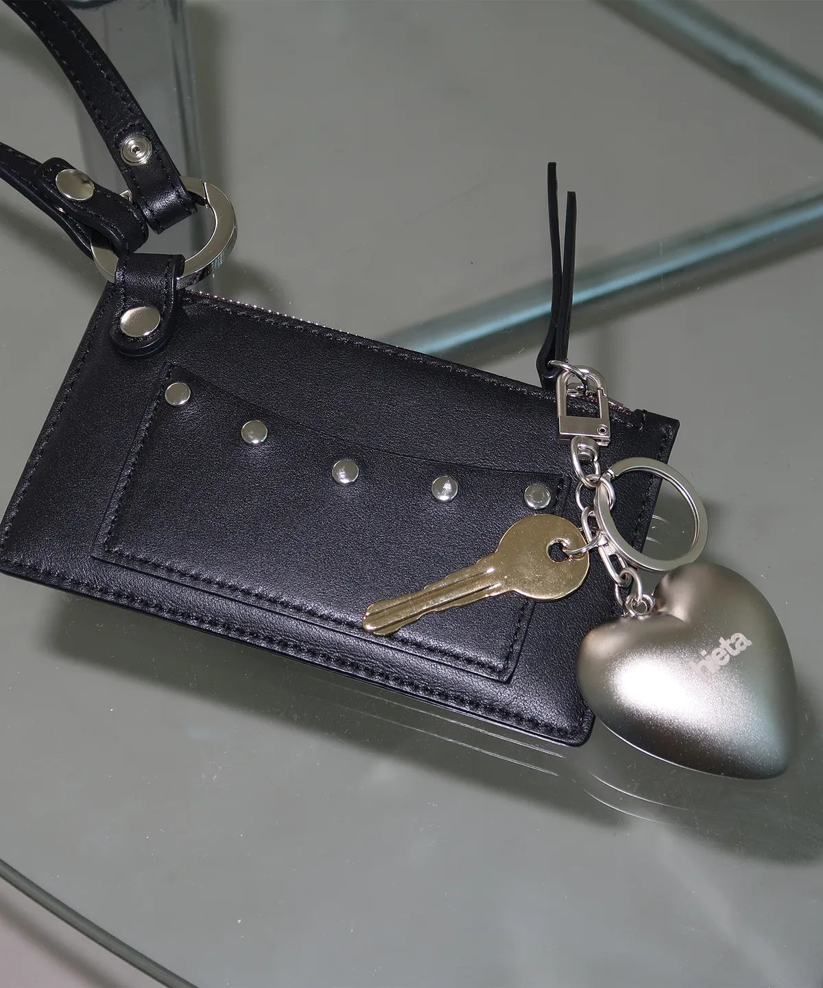 (韓國代購) HIETA bella card wallet(grape/leopard/ivory/black/silver/camel)