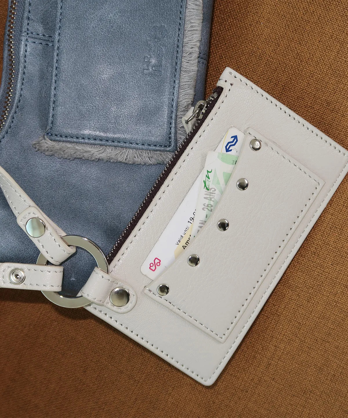 (韓國代購) HIETA bella card wallet(grape/leopard/ivory/black/silver/camel)