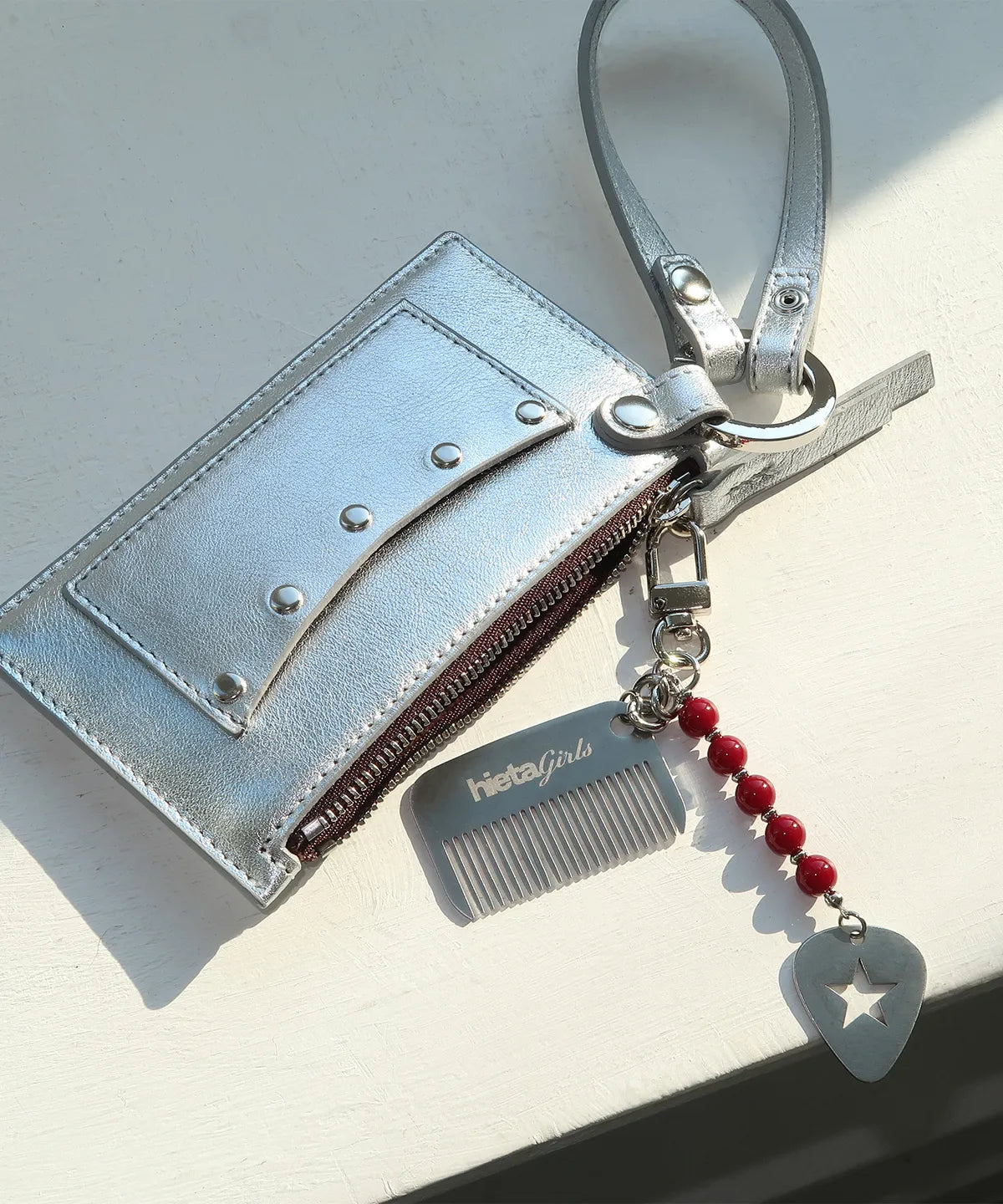 (韓國代購) HIETA bella card wallet(grape/leopard/ivory/black/silver/camel)
