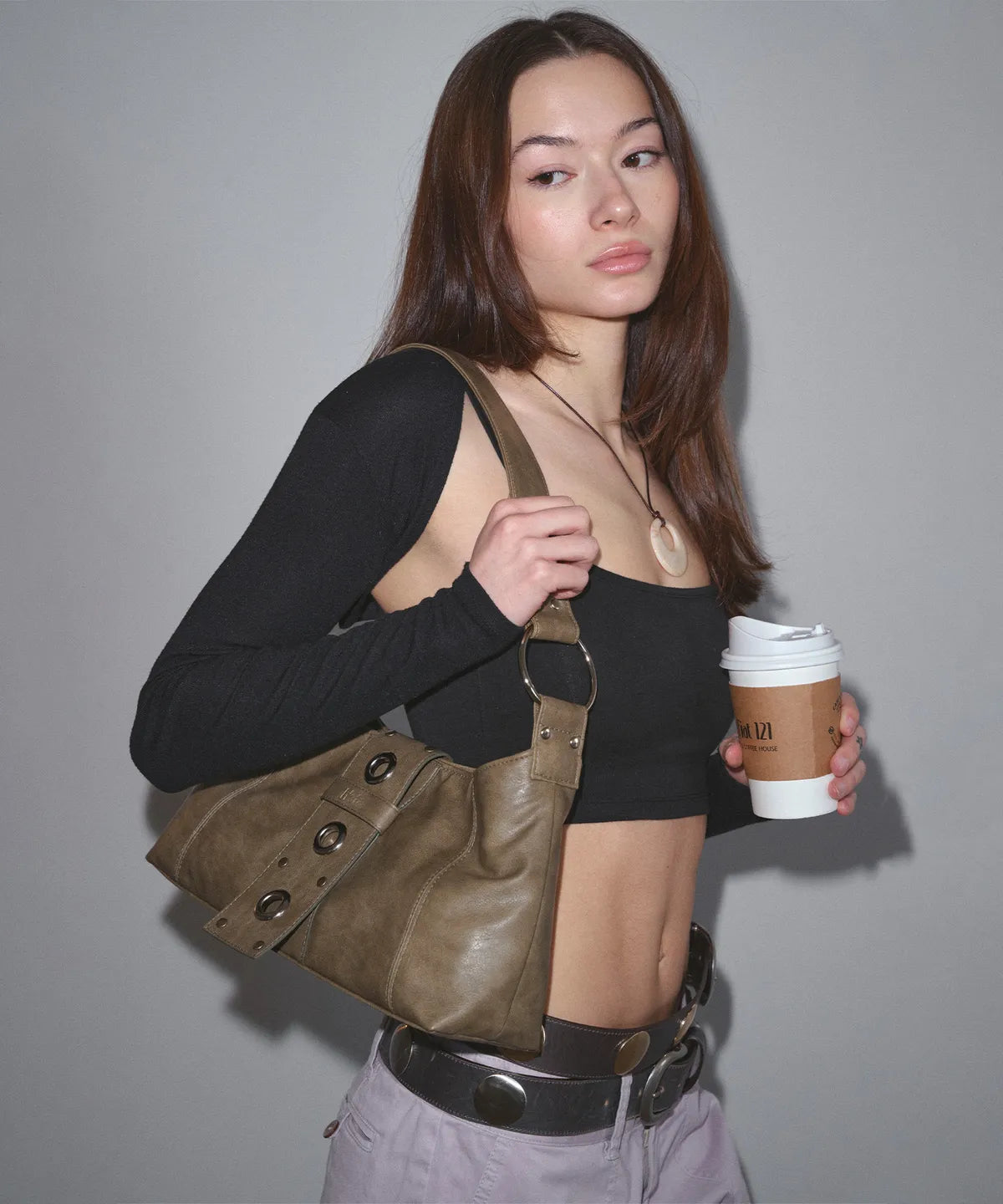 (韓國代購) HIETA nita bag(lemom yellow/black/light denim/olive green/offwhite)