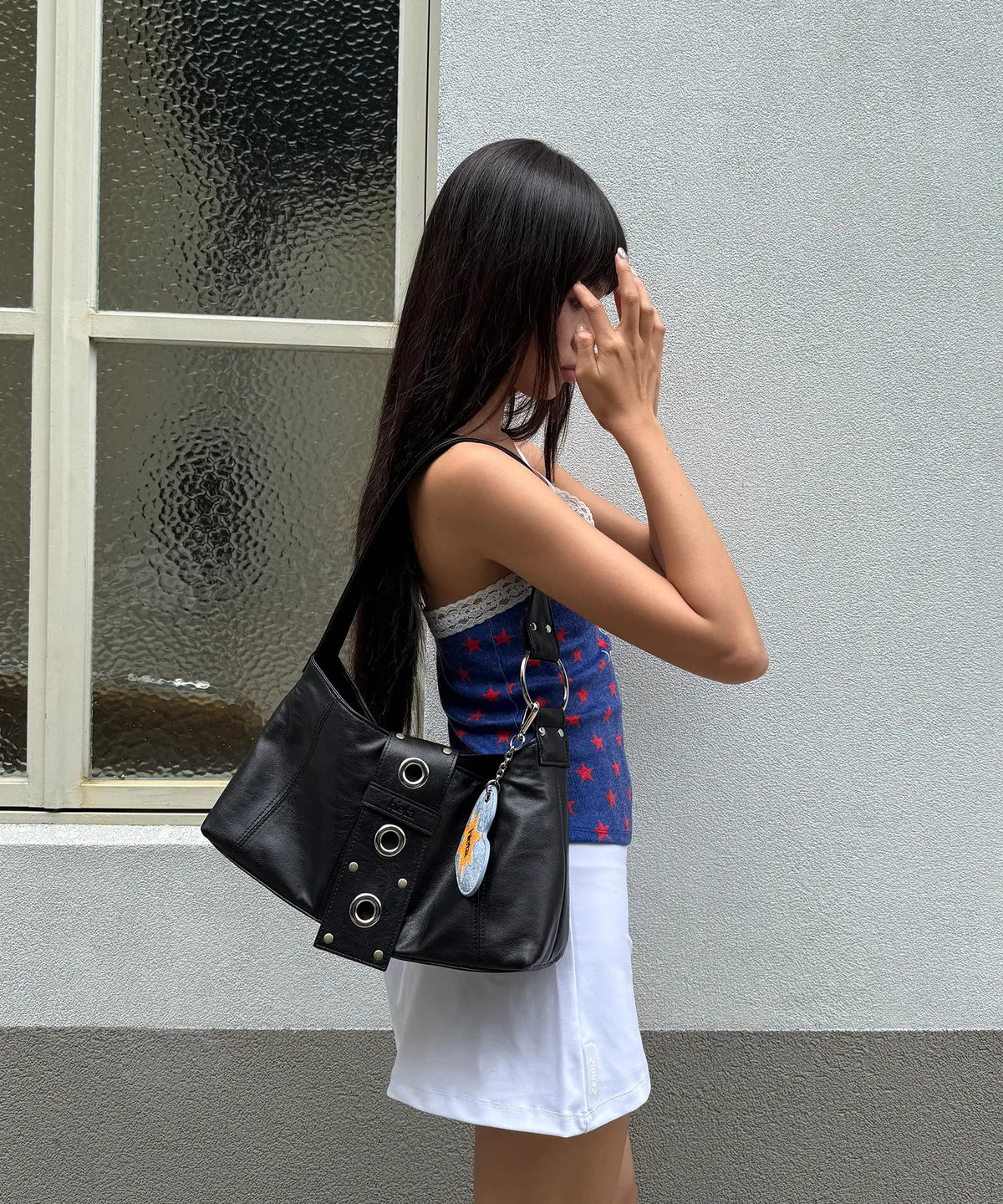(韓國代購) HIETA nita bag(lemom yellow/black/light denim/olive green/offwhite)