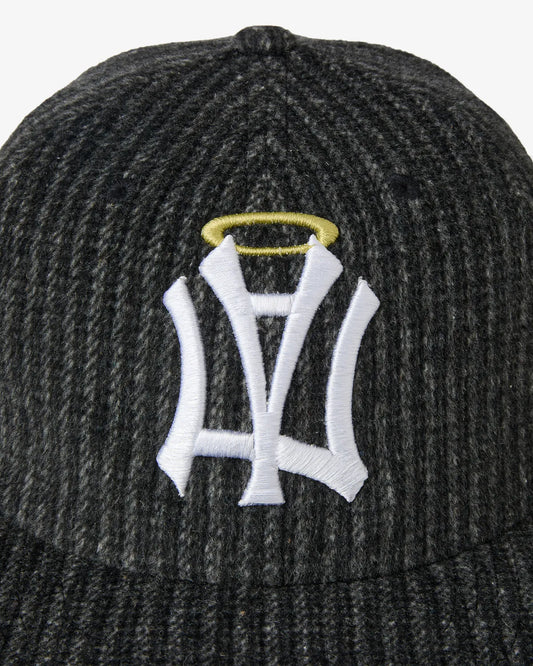 (韓國代購)AE SYMBOL STRIPE ANGEL WING CAP [BLACK]