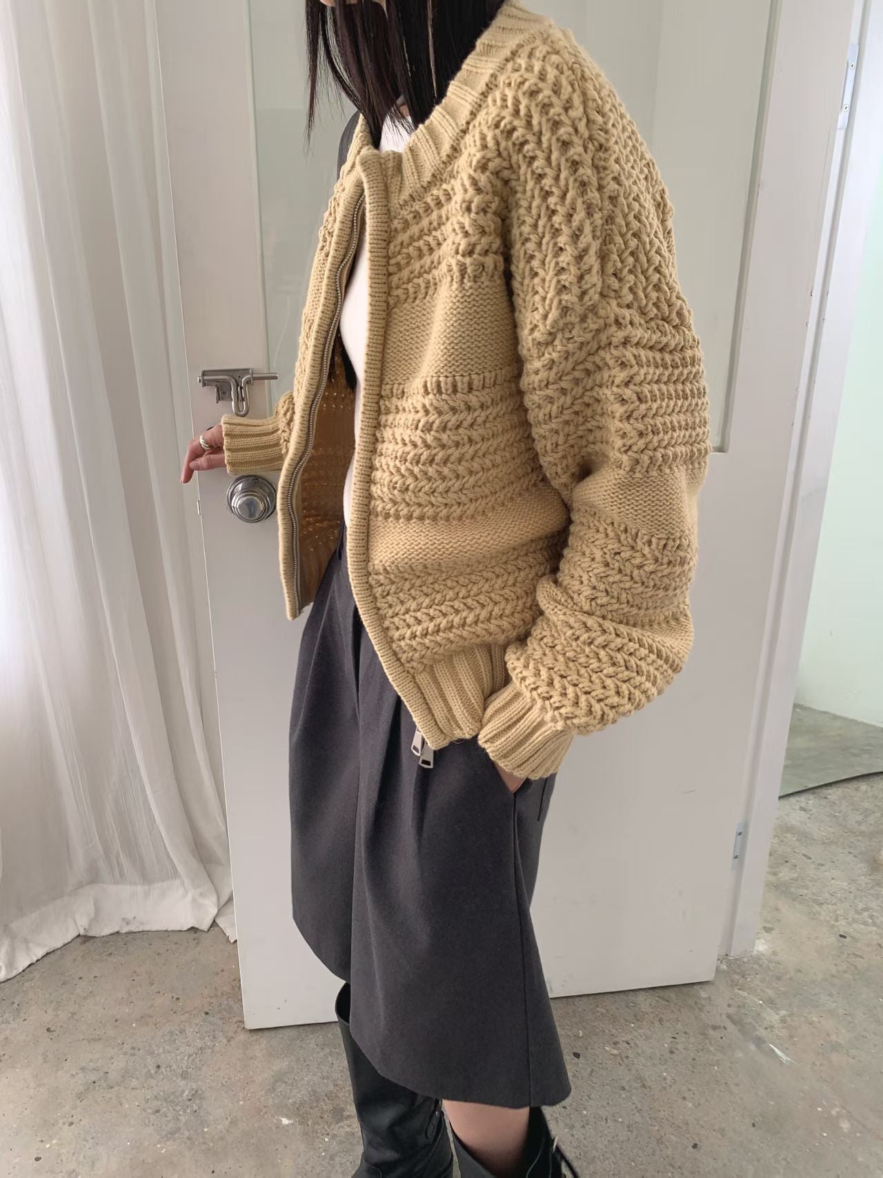 knit jacket (PRE-ORDER)