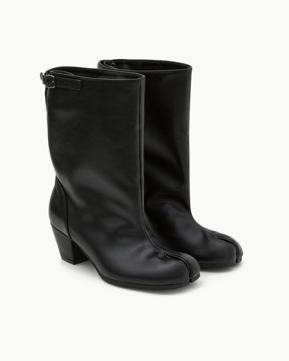 （韓國代購）PAES Wide Buckle Tabi Boots（ Black）（230-250）《官方26/9後出貨》