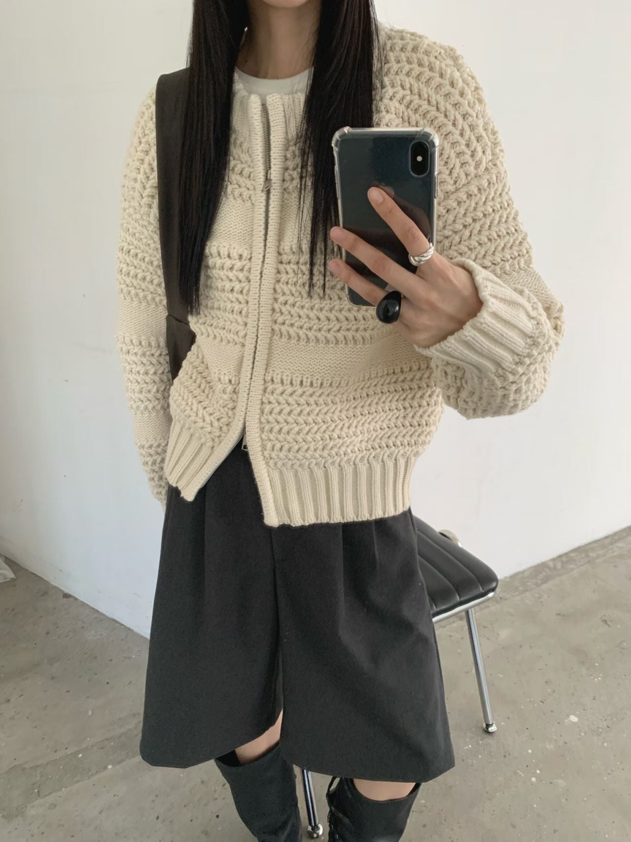knit jacket (PRE-ORDER)