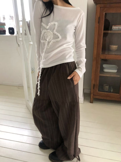 star knit top (ivory)