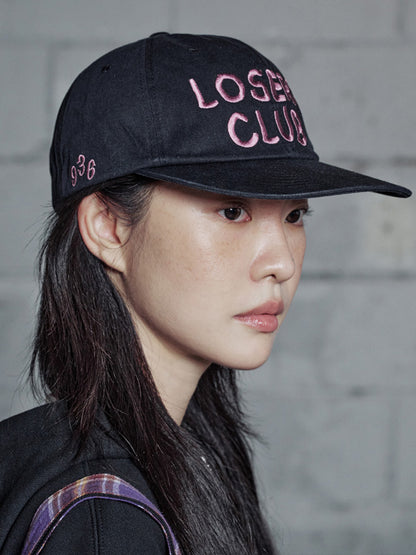 （韓國代購） LSC WASHED LOGO CAP (CHECK/BLACK/NAVY)
