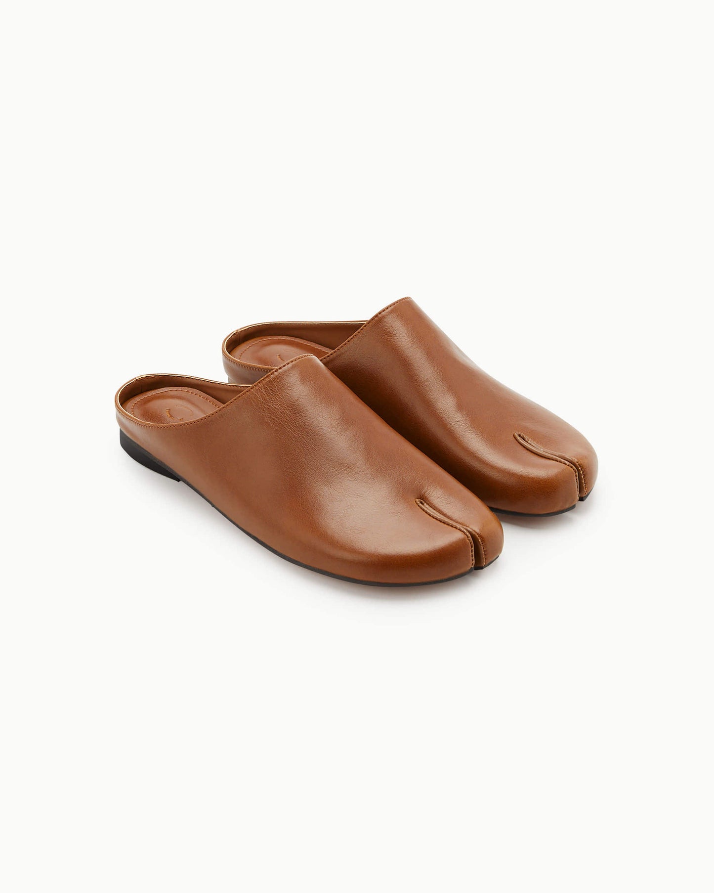 （韓國代購）PAES Round Low Flat Mule (Brown) 230-250