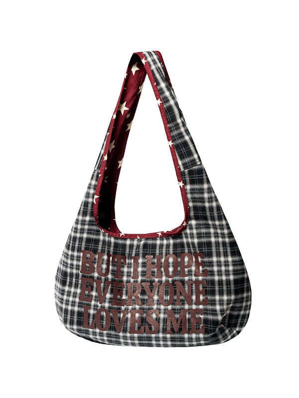 （韓國代購）Losersclub reversible shoulder bag （red/navy)