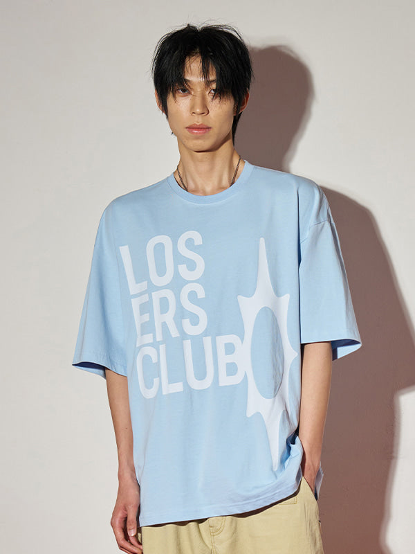 (韓國代購) LOSERSCLUB LSC LOGO TEE (WHITE/BLACK/SKY BLUE)